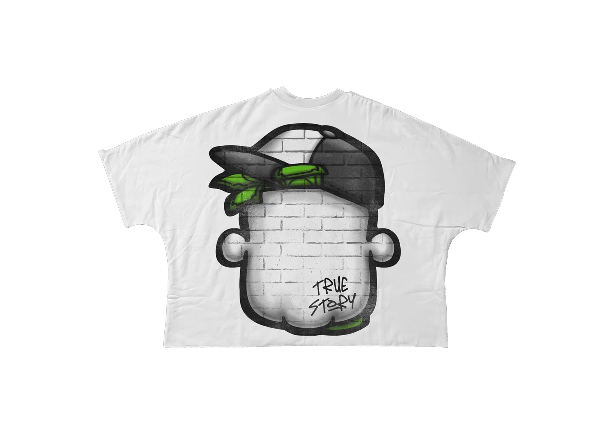 True Story Big Head Tee