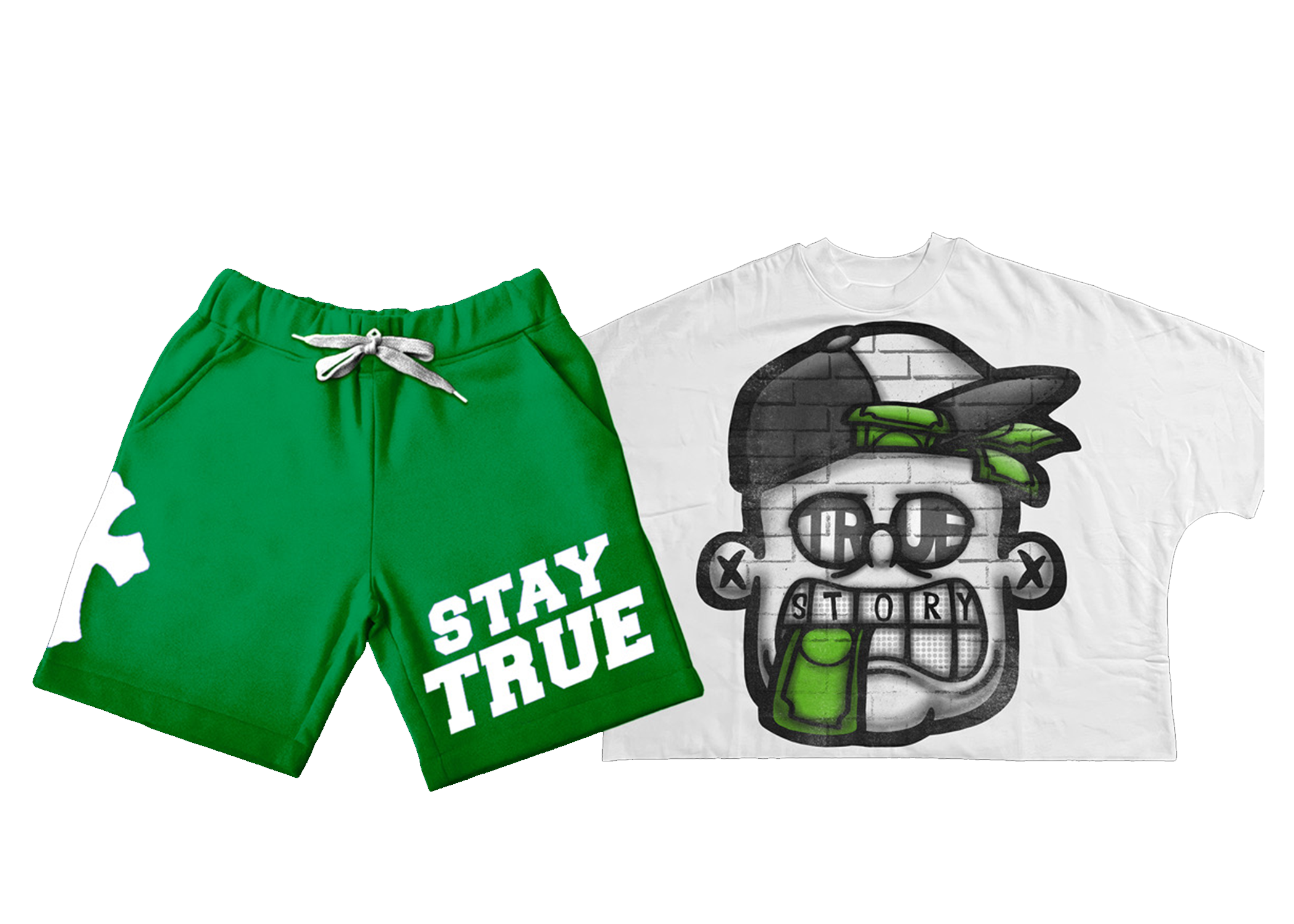 True Story Big Head Tee